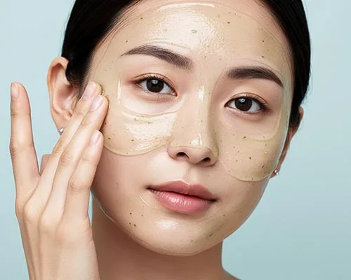 اینفوگرافیک انواع ماسک صورت مناسب برای پوست چرب، خشک و حساس