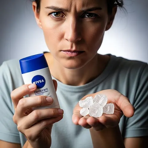 مقایسه زاج سفید با دئودورانت در کنترل بوی عرق