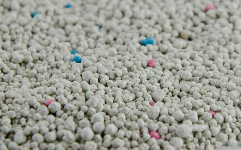 خاک گربه بنتونیت در حال خوشه سازی